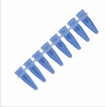0.2ml thin wall tubes 8 strip, Clear ( 125 /PAKG)