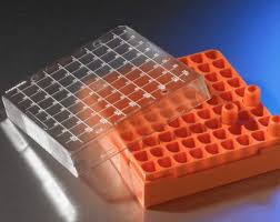 Corning Polycarbonate 1 - 2 mL Cryogenic Vial Storage Box, Holds 100 Vials